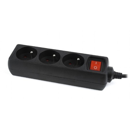 Listwa Zasilająca Energenie Eg-Psu3F-01 (3 X Typ E  10 A  0,6M  Kolor Czarny)