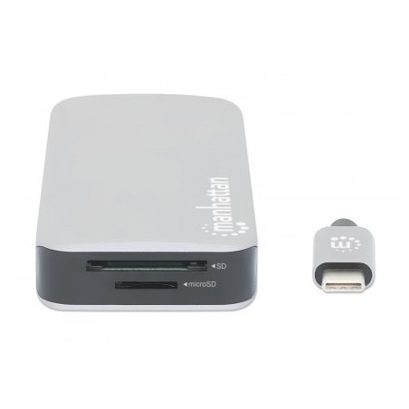 Stacja Dokująca Manhattan Usb-C 8 W 1 Z Zasilaniem Usb 3.2 Gen 1 Type-C Męski Na Żeński Hdmi, Trzy Porty Usb-A, Gigabitowy Port