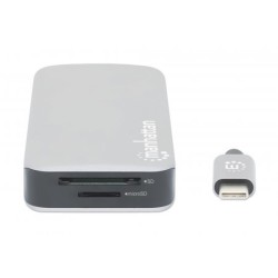 Stacja Dokująca Manhattan Usb-C 8 W 1 Z Zasilaniem Usb 3.2 Gen 1 Type-C Męski Na Żeński Hdmi, Trzy Porty Usb-A, Gigabitowy Port