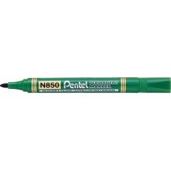 Marker Permanentny N850 Zielony Okrągła Końcówka Pentel