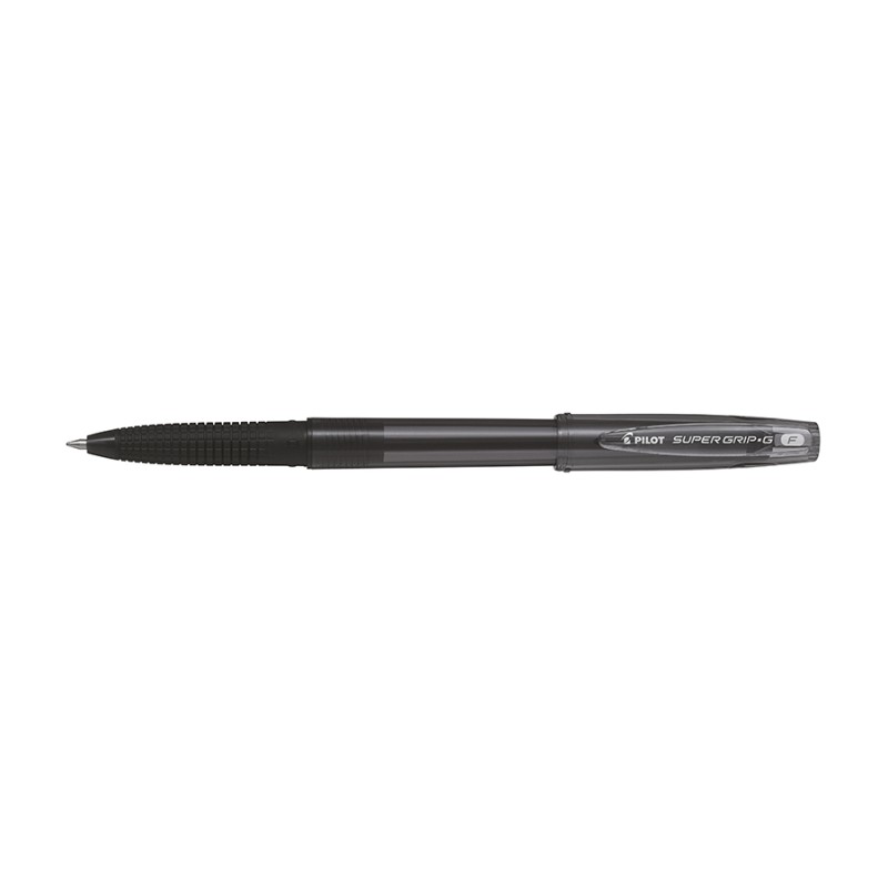 Długopis Olejowy Ze Skuwką Pilot Super Grip 0,7Mm Czarny Bps-Gg-F-B