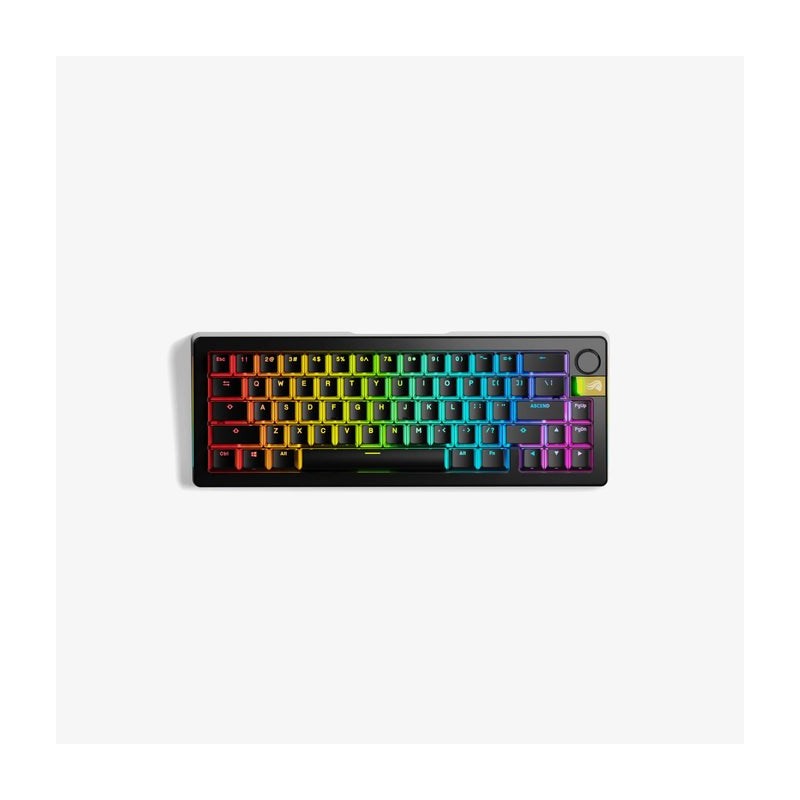 Glorious Gmmk 3 Pro He Wireless 65 % Custom Gaming-Tastatur - Pre-Built, Ansi (Us), Fox He Switches, Schwarz