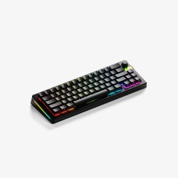 Glorious Gmmk 3 Pro He Wireless 65 % Custom Gaming-Tastatur - Pre-Built, Ansi (Us), Fox He Switches, Schwarz