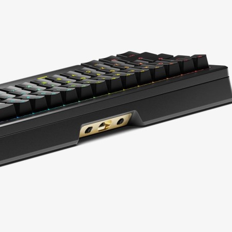 Glorious Gmmk 3 Pro He Wireless 65 % Custom Gaming-Tastatur - Pre-Built, Ansi (Us), Fox He Switches, Schwarz