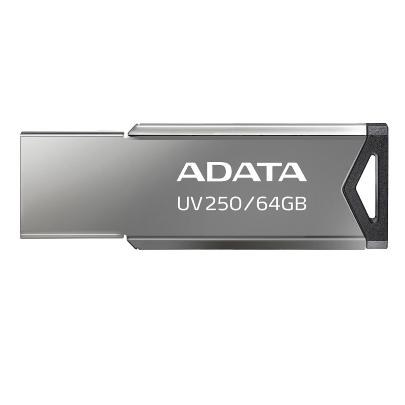Pendrive Adata Uv250 Auv250-64G-Rbk (64Gb  Usb 2.0  Kolor Srebrny)