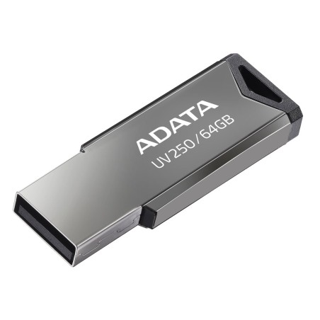Pendrive Adata Uv250 Auv250-64G-Rbk (64Gb  Usb 2.0  Kolor Srebrny)