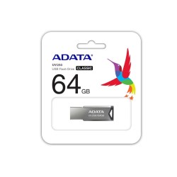 Pendrive Adata Uv250 Auv250-64G-Rbk (64Gb  Usb 2.0  Kolor Srebrny)