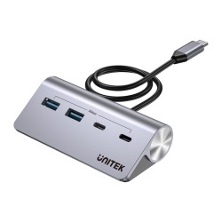 Unitek Hub Aluminiowy Usb-A/C 2X Usba 2X Usbc 5Gbp