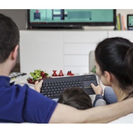 Klawiatura Logitech K400 920-007145 (Usb 2.0  Kolor Czarny