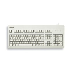Klawiatura Cherry Tas G80-3000 Przewodowy De-Layout Jasnoszary Niebieski Przełącznik