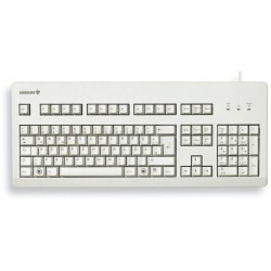 Klawiatura Cherry Tas G80-3000 Przewodowy De-Layout Jasnoszary Niebieski Przełącznik
