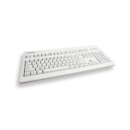 Klawiatura Cherry Tas G80-3000 Przewodowy De-Layout Jasnoszary Niebieski Przełącznik