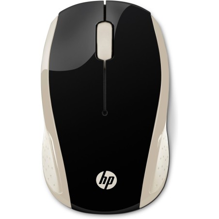 Mysz Hp Wireless Mouse 200 Silk Gold Bezprzewodowa Czarno-Złota 2Hu83Aa