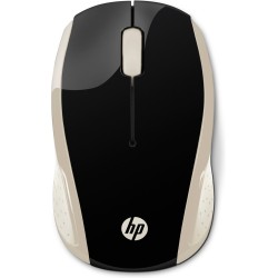 Mysz Hp Wireless Mouse 200 Silk Gold Bezprzewodowa Czarno-Złota 2Hu83Aa