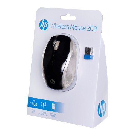 Mysz Hp Wireless Mouse 200 Silk Gold Bezprzewodowa Czarno-Złota 2Hu83Aa