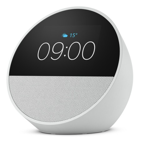 Amazon Echo Spot 2024 Orologio Bian