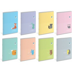 Zeszyt Interdruk B&B Kids Pastel A5/16K Kratka