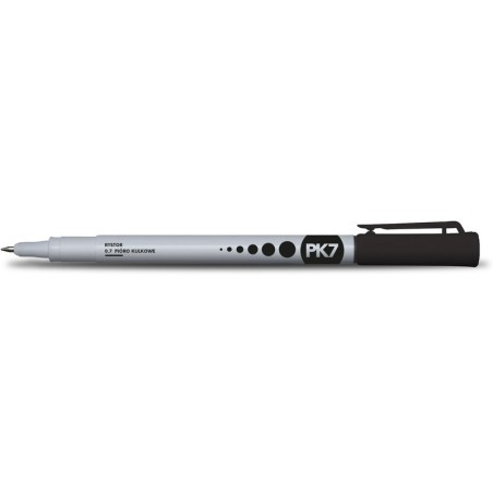 Pióro Kulkowe Rystor Pk7 0.7Mm Czarne