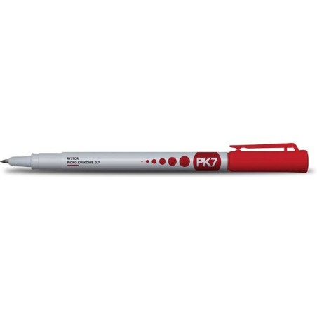 Pióro Kulkowe Rystor Pk7 0.7Mm Czerwone
