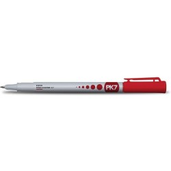 Pióro Kulkowe Rystor Pk7 0.7Mm Czerwone