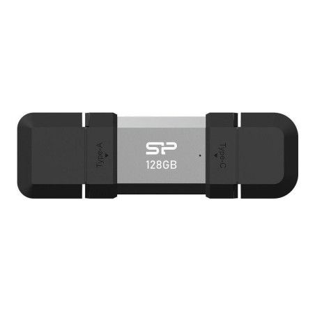 Silicon Power Sp128Gbuc3C51V1S Pamięć Usb 128 Gb Usb Type-A / Usb Type-C 3.2 Gen 1 (3.1 Gen 1) Czarny, Srebrny