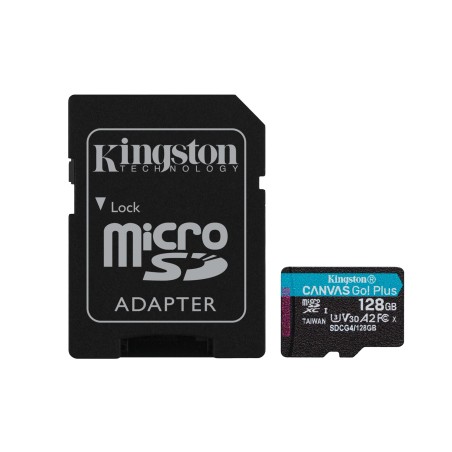 Kingston Microsdxc Canvas Go Plus 128Gb + Adapter