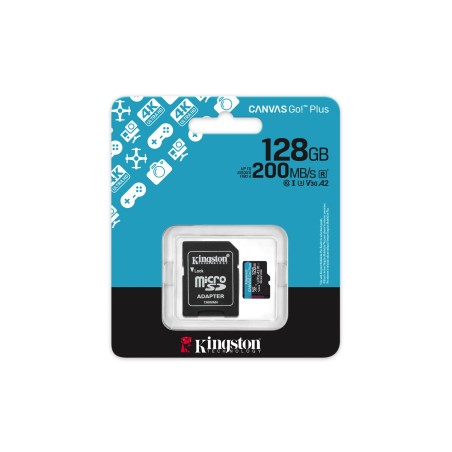 Kingston Microsdxc Canvas Go Plus 128Gb + Adapter
