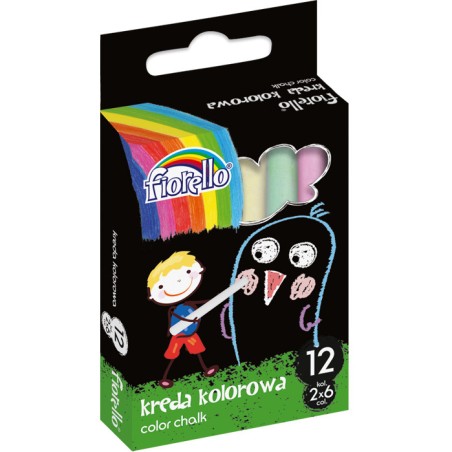 Kreda Kolorowa Fiorello 2X6 Kolorów (12)