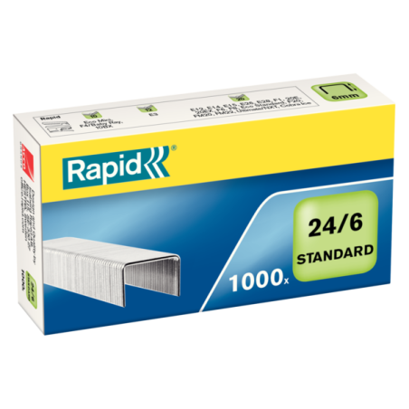 Zszywki Rapid Standard 24/6 1M, 1000 Szt., 24855600