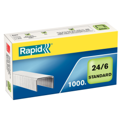 Zszywki Rapid Standard 24/6 1M, 1000 Szt., 24855600