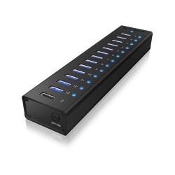 13-Portowy Hub Usb 3.0 Z Portem Ładowania Usb Icy Box (Ib-Ac6113)