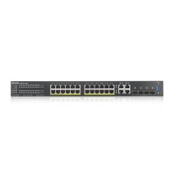 Switch Zyxel Gs2220-28Hp 28P Poe (Poe+: 24 ) 375W Managed Gigabit