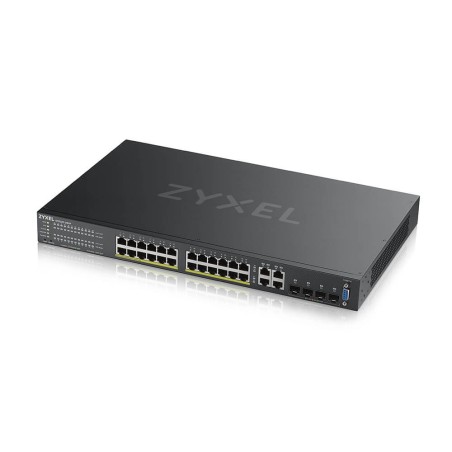 Switch Zyxel Gs2220-28Hp 28P Poe (Poe+: 24 ) 375W Managed Gigabit