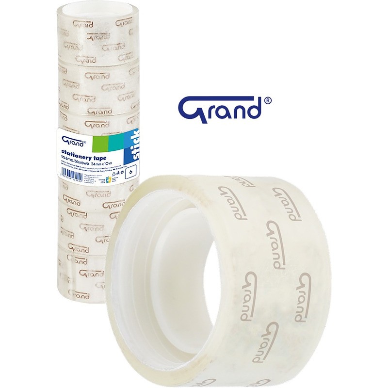 Taśma Biurowa Grand 24Mm/10M Transparentna (6)