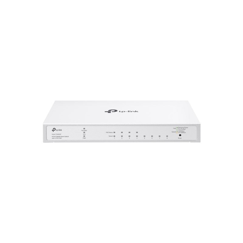 Tp-Link Festa Fs308Gp Przełącznik Sieciowy Zarządzany Gigabit Ethernet (10/100/1000) Obsługa Poe Biały