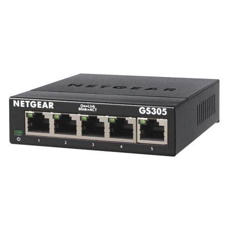 Switch Netgear Gs305-300Pes 5P Unmanaged Gigabit