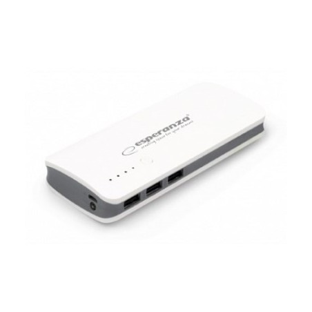 Powerbank Esperanza Radium Emp106We (8000Mah  Microusb, Usb 2.0  Kolor Biały)