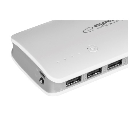 Powerbank Esperanza Radium Emp106We (8000Mah  Microusb, Usb 2.0  Kolor Biały)