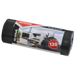 Worki Na Śmieci Domowe , Super Mocne (Ldpe), 120L, 10Szt., Czarne, Typu Office Products 22022232-05