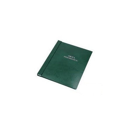 Teczka Do Akt.osobowych Oklejane Zielone Barbara  1822002
