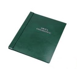 Teczka Do Akt.osobowych Oklejane Zielone Barbara  1822002
