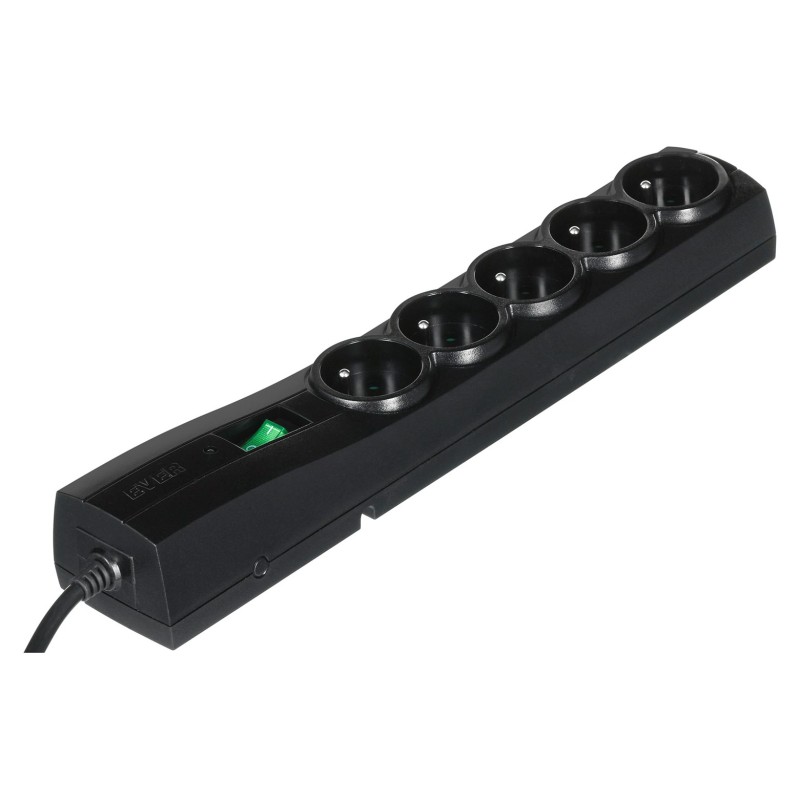 Listwa Antyprzepięciowa Ever Classic 3,0M (5 X Ute  10 A  Kolor Czarny) (T/Lz09-Cla030/0000)
