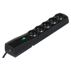 Listwa Antyprzepięciowa Ever Classic 3,0M (5 X Ute  10 A  Kolor Czarny) (T/Lz09-Cla030/0000)