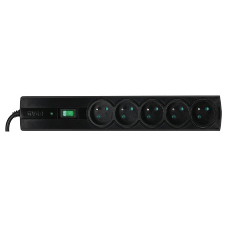 Listwa Antyprzepięciowa Ever Classic 3,0M (5 X Ute  10 A  Kolor Czarny) (T/Lz09-Cla030/0000)