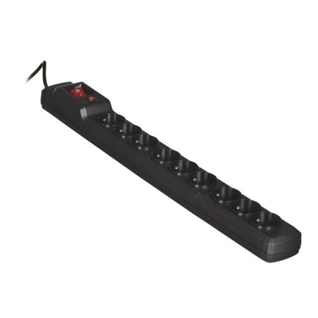 Listwa Przeciwprzepięciowa Activejet Acj Combo 9Gn 1,5M (9 X Ute  10 A  1,5M  Kolor Czarny)
