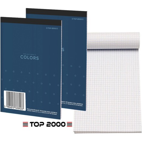 Blok Notatnikowy Top 2000 Colors A7/100K Kratka