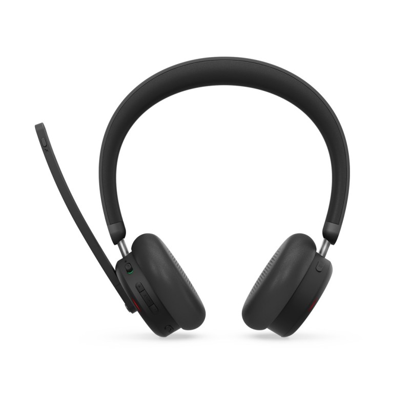 Lenovo 6550 Zestaw Słuchawkowy Bezprzewodowy Opaska Na Głowę Biuro/Centrum Telefoniczne Usb Type-C Bluetooth Czarny