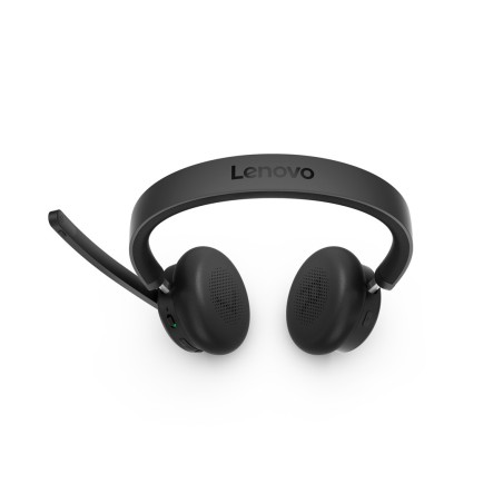 Lenovo 6550 Zestaw Słuchawkowy Bezprzewodowy Opaska Na Głowę Biuro/Centrum Telefoniczne Usb Type-C Bluetooth Czarny
