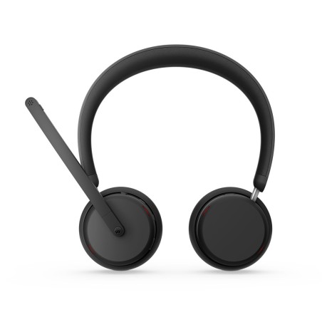 Lenovo 6550 Zestaw Słuchawkowy Bezprzewodowy Opaska Na Głowę Biuro/Centrum Telefoniczne Usb Type-C Bluetooth Czarny