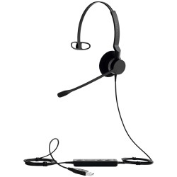 Jabra 2393-829-109 Słuchawki/Zestaw Słuchawkowy Przewodowa Opaska Na Głowę Biuro/Centrum Telefoniczne Usb Typu-A Czarny